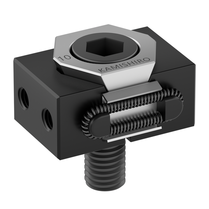 Kamishiro KS-OKP CNC clamp – Compact clamping of Irregular shapes