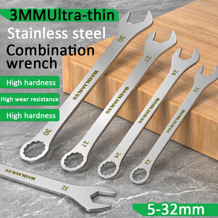 Ultra-Thin Pancake Combination Spanners 5-32MM
