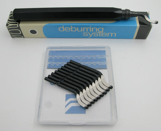 Rapid DeBurr Handle Set with 10 Blades