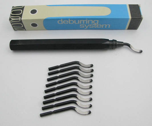 Rapid DeBurr Handle Set with 10 Blades