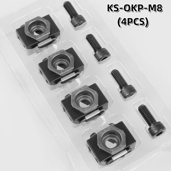 Kamishiro KS-OKP CNC clamp – Compact clamping of Irregular shapes