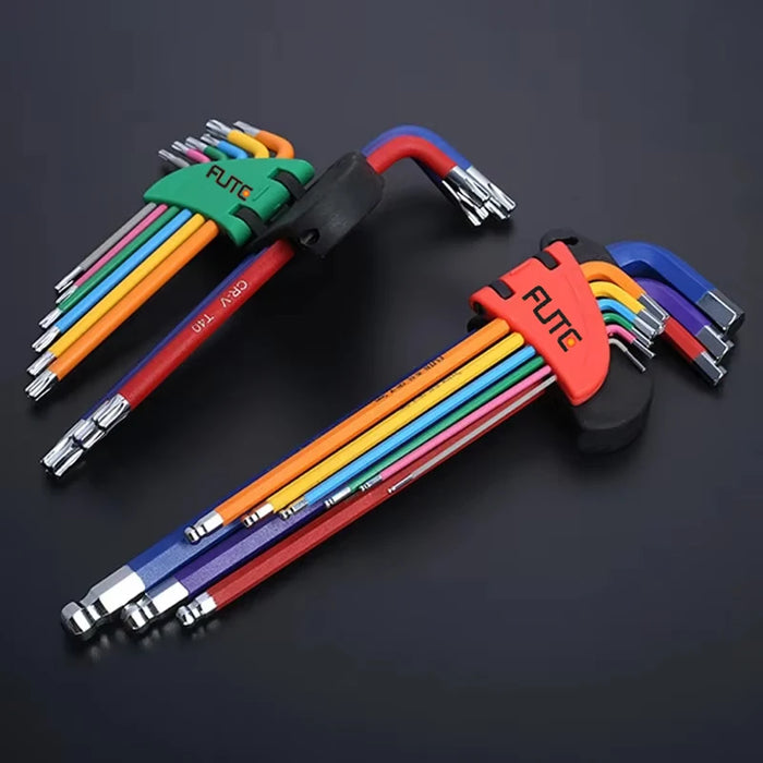 FUTE Allen Key Set 9PCS 1.5mm - 10mm Hex Spanner