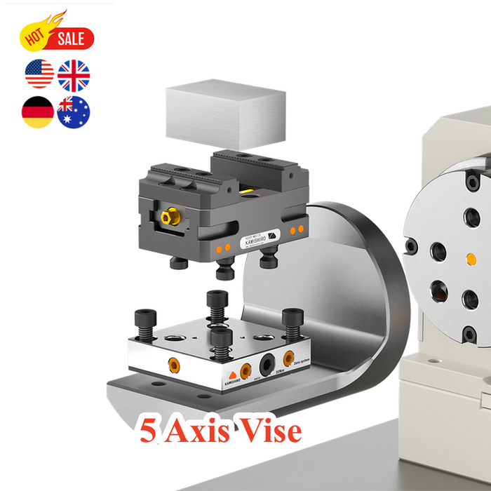 KAMISHIRO 80 x 125  Self Centering CNC Vise