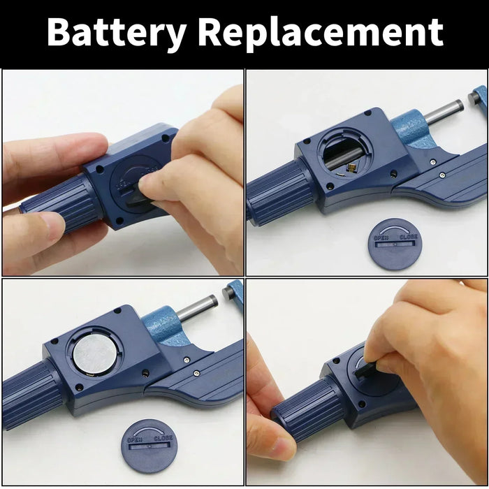 Micrometer Digital Outside 0-25mm / 25-50mm / 50-75mm / 75-100 mm (0.001 mm resolution) LCD Screen