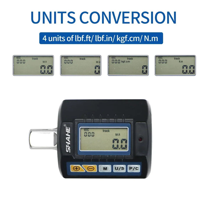 Shahe Adjustable 1/2'' Digital Torque Adapter