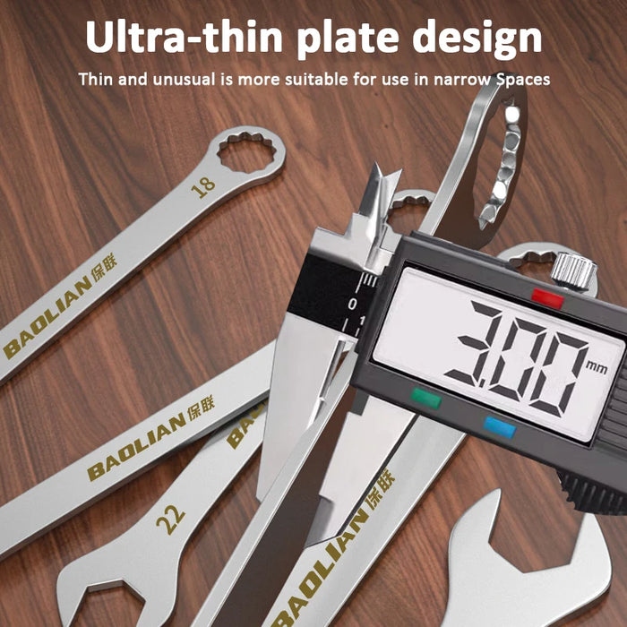 Ultra-Thin Pancake Combination Spanners 5-32MM