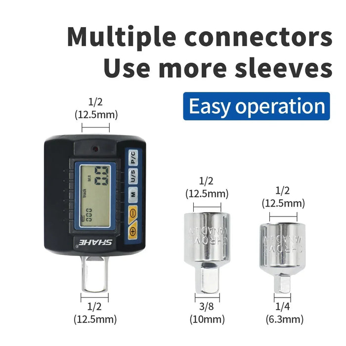 Shahe Adjustable 1/2'' Digital Torque Adapter