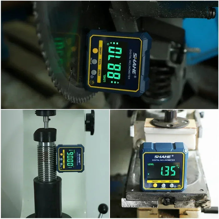 SHAHE Digital Angle Gauge Magnetic Protractor Inclinometer Level  Finder