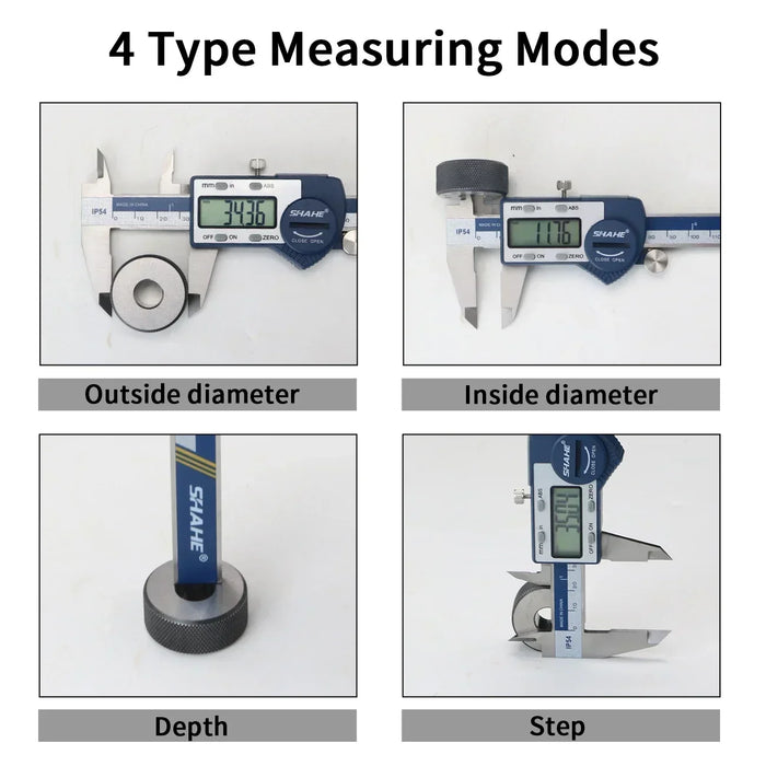 SHAHE Electronic Digital Caliper – Extra Large LCD Screen Vernier 150/200/300mm