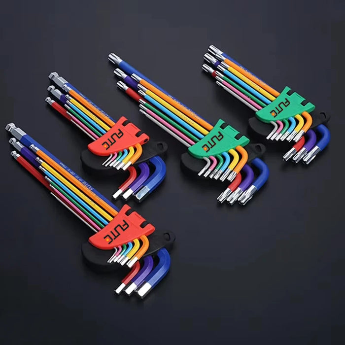 FUTE Allen Key Set 9PCS 1.5mm - 10mm Hex Spanner