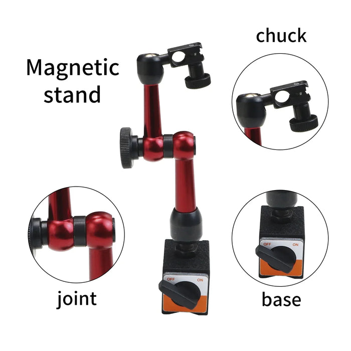 SHAHE Mini Magnetic Base Stand Holder For Indicators