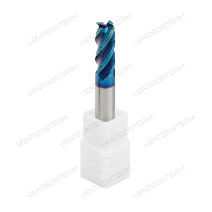8mm Solid Carbide Standard Length End Mill, 4 Flute 65HRC - For Hardened Steel