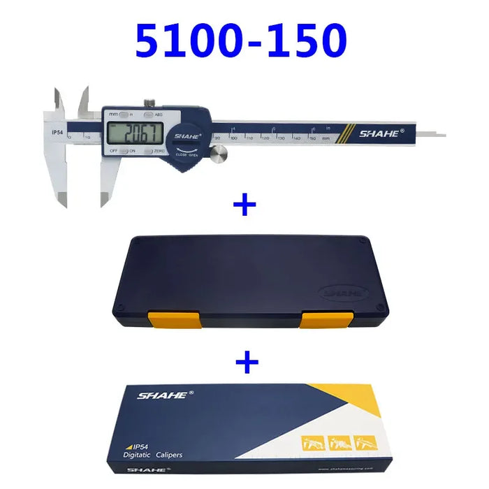 SHAHE Electronic Digital Caliper – Extra Large LCD Screen Vernier 150/200/300mm