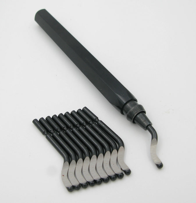 Rapid DeBurr Handle Set with 10 Blades